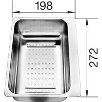 Odsączarka stalowa BLANCO do METRA 6S - 280x198x72mm (217796)