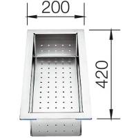 Odsączarka BLANCO stalowa do ZEROX, CLARON - 420x200x100mm (219649)