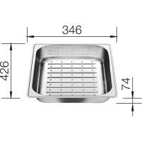 Odsączarka stalowa BLANCO do PLENTA - 426x346x124mm (219770)