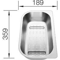 Odsączarka stalowa BLANCO do Livit 6S - 359x189x75mm (221132)