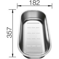 Odsączarka stalowa BLANCO do CLASSIC PRO 6S - 357x182x75mm (225253)