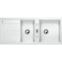 Zlew BLANCO METRA 8S BIAŁY (korek manual) (513064) *** zamów wycięcie otworów GRATIS ***