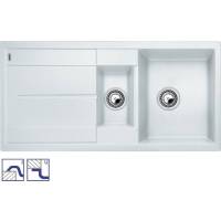 Zlew BLANCO METRA 6S BIAŁY (korek manual) (513223) *** zamów wycięcie otworów GRATIS ***