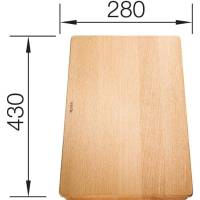 Deska BLANCO z drewna bukowego do SUBLINE 350/150-U, 500-U ceramika - 430x280mm (514544)