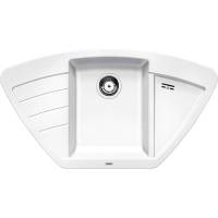 Zlew BLANCO ZIA 9E BIAŁY korek manual (514758) *** zamów wycięcie otworów GRATIS ***