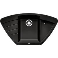 Zlew BLANCO ZIA 9E ANTRACYT korek manual (514764) *** zamów wycięcie otworów GRATIS ***