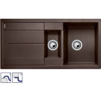 Zlew BLANCO METRA 6S KAWOWY (korek manual) (515046) *** zamów wycięcie otworów GRATIS ***