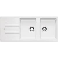 Zlew BLANCO ZIA 8S BIAŁY korek manual (515597) *** zamów wycięcie otworów GRATIS ***