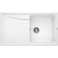 Zlew BLANCO SONA 5S BIAŁY (korek manual) (519674) *** zamów wycięcie otworów GRATIS ***