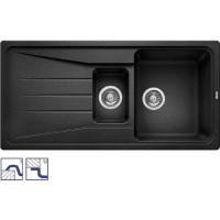 Zlew BLANCO SONA 6S ANTRACYT (korek manual) (519852) *** zamów wycięcie otworów GRATIS ***
