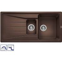 Zlew BLANCO SONA 6S KAWOWY (korek manual) (519859) *** zamów wycięcie otworów GRATIS ***