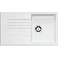 Zlew BLANCO ZIA 5S BIAŁY korek manual (520515) *** zamów wycięcie otworów GRATIS ***