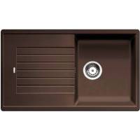 Zlew BLANCO ZIA 5S KAWOWY korek manual (520519) *** zamów wycięcie otworów GRATIS ***
