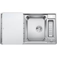 Zlew BLANCO AXIS III 5S-IF (korek auto InFino) (522103) *** zamów wycięcie otworów GRATIS ***