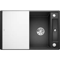Zlew BLANCO AXIA III 45S antracyt z deską szklaną (korek auto InFino) (523183) *** zamów wycięcie otworów GRATIS ***