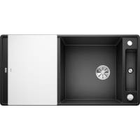 Zlew BLANCO AXIA III XL 6S-F antracyt odwracalny z deską szklaną(korek auto InFino) (523526) *** zamów wycięcie otworów GRATIS ***