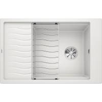 Zlew BLANCO ELON XL 6S biały (korek manual InFino + kratka ociekowa) (524848) *** zamów wycięcie otworów GRATIS ***