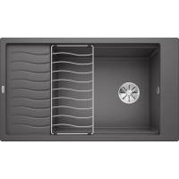 Zlew BLANCO ELON XL 8S szarość skały (korek manual InFino + kratka ociekowa) (524871) *** zamów wycięcie otworów GRATIS ***