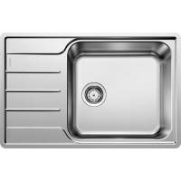 Zlew BLANCO LEMIS XL 6S-IF COMPACT stal szczotkowana (korek MANUAL) (525111) *** zamów wycięcie otworów GRATIS ***