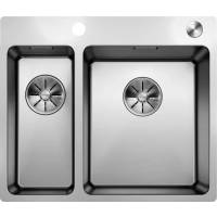 Zlew BLANCO ANDANO 340/180-IF/A stal polerowana (korek auto InFino PushControl) (525247)