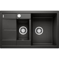 Zlew BLANCO METRA 6S COMPACT czarny (korek auto) (525925) *** zamów wycięcie otworów GRATIS ***