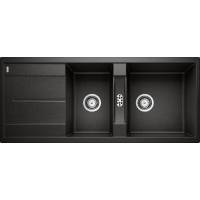 Zlew BLANCO METRA 8S czarny (korek manual) (525934) *** zamów wycięcie otworów GRATIS ***
