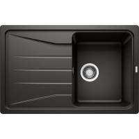 Zlew BLANCO SONA 45S czarny (korek manual) (525970) *** zamów wycięcie otworów GRATIS ***