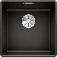 Zlew BLANCO SUBLINE 400-F czarny (korek manual InFino) (525988)