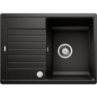 Zlew BLANCO ZIA 45S COMPACT czarny (korek auto) (526008) *** zamów wycięcie otworów GRATIS ***