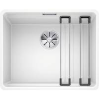 Zlew BLANCO ETAGON 500-F biały (szyny ETAGON, korek MANUAL InFino) (526346)