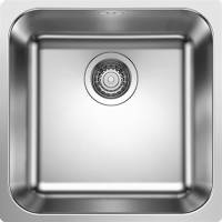 Zlew BLANCO SUPRA 400-IF stal szczotkowana INOX (korek MANUAL) (526350)
