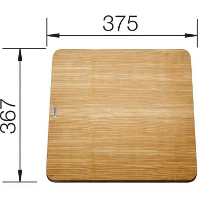 Deska BLANCO z drewna jesionowego do ZENAR 45S - 375x367mm (229421)