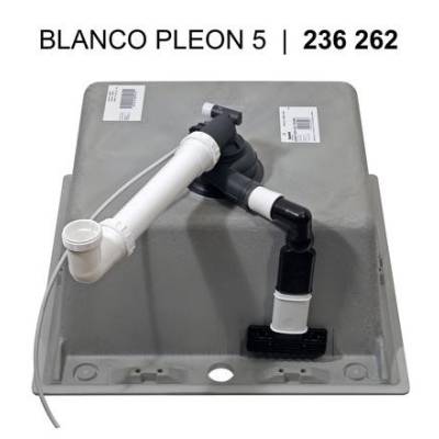 Zlew BLANCO PLEON 5 antracyt (korek auto InFino) (523676) *** zamów wycięcie otworów GRATIS ***