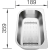 Odsączarka stalowa BLANCO do Livit 6S - 359x189x75mm (221132)