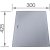 Deska BLANCO ze szkła srebrna do DIVON II - 425x300mm (230970)