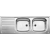 Zlew BLANCO TOP EZS 12x4-2 (korek manual) (500374) *** zamów wycięcie otworów GRATIS *** Zlew BLANCO TOP EZS 12x4-2 (korek manual) (500374) *** zamów wycięcie otworów GRATIS ***