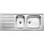 Zlew BLANCO TOP EZS 11x4 (korek manual) (500847) *** zamów wycięcie otworów GRATIS *** Zlew BLANCO TOP EZS 11x4 (korek manual) (500847) *** zamów wycięcie otworów GRATIS ***
