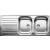Zlew BLANCO TIPO 8S stal matowa (korek manual) (511925) *** zamów wycięcie otworów GRATIS ***