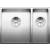 Zlew BLANCO CLARON 340/180-U stal szlachetna lewa (korek manual InFino) 521609