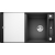 Zlew BLANCO AXIA III 5S antracyt z deską szklaną (korek auto InFino) (523215) *** zamów wycięcie otworów GRATIS ***