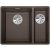 Zlew BLANCO SUBLINE 340/160-F kawowy (korek manual InFino) (523573)