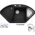 Zlew BLANCO DELTA II antracyt (korek auto InFino) (523656) *** zamów wycięcie otworów GRATIS *** Zlew BLANCO DELTA II antracyt (korek auto InFino) (523656) *** zamów wycięcie otworów GRATIS ***
