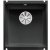 Zlew BLANCO SUBLINE 375-U czarny (korek manual InFino) (523732)