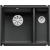 Zlew BLANCO SUBLINE 350/150-U czarny (korek manual InFino) (523747) Zlew BLANCO SUBLINE 350/150-U czarny (korek manual InFino) (523747)