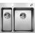 Zlew BLANCO ANDANO 340/180-IF/A stal polerowana (korek auto InFino PushControl) (525247) Zlew BLANCO ANDANO 340/180-IF/A stal polerowana (korek auto InFino PushControl) (525247)