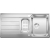 Zlew BLANCO CLASSIMO 6S-IF stal polerowana (korek auto InFino + sterowanie PushControl + odsączarka stalowa) (525329)