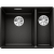Zlew BLANCO SUBLINE 340/160-F czarny lewa (korek manual InFino) (525984)