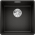 Zlew BLANCO SUBLINE 400-F czarny (korek manual InFino) (525988) Zlew BLANCO SUBLINE 400-F czarny (korek manual InFino) (525988)