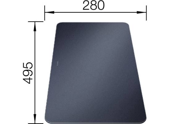 Deska BLANCO szklana granatowa do ANDANO XL - 495x280mm (232846)