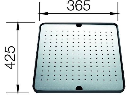 Ociekacz z wkładem stalowym BLANCO do komór podwieszanych - 425x365mm (513485)